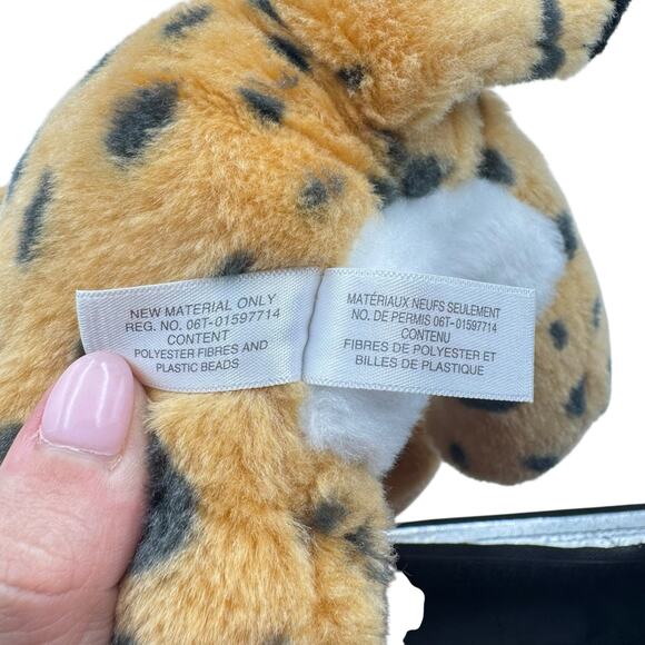 Ty Beanie Boo Larry the Lynx Medium 13" Tall Retired Plush Cat Stuffed Animal - Picture 6 of 6